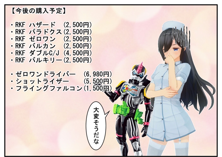 【漫画で雑記】6月29日~7月27日発売のRKF(キックスフィギュア)で遊ぶぞ!!_f0205396_22043367.jpg