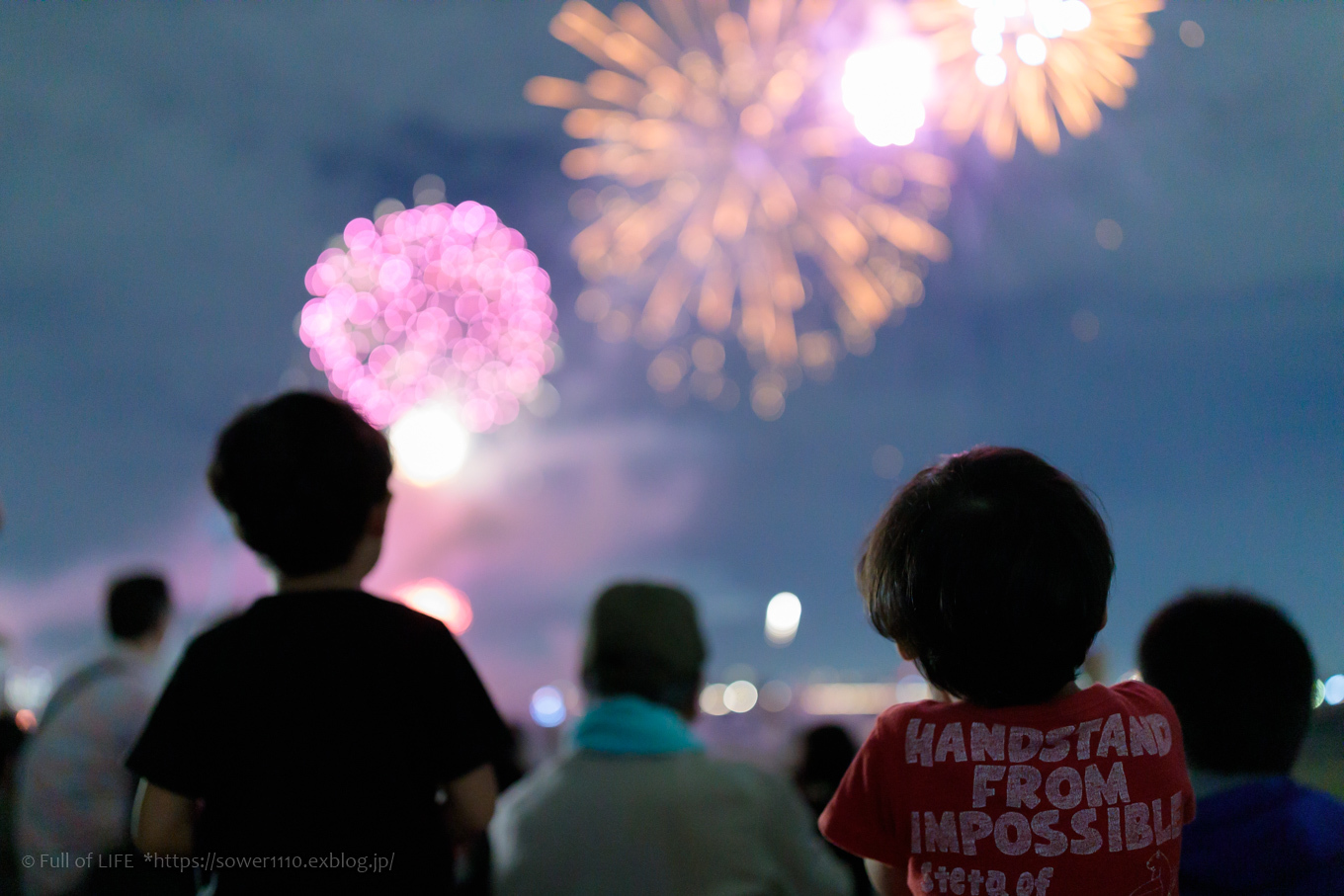 ちびっ子兄弟の初打ち上げ花火体験 19みさとサマーフェスティバル花火大会 Full Of Life