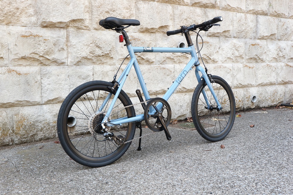 Tern Crest ターン クレスト　Blue Grayミニベロ　460mm Tern crest 新色のPrussian Blue 組立完了。 マット系が多い