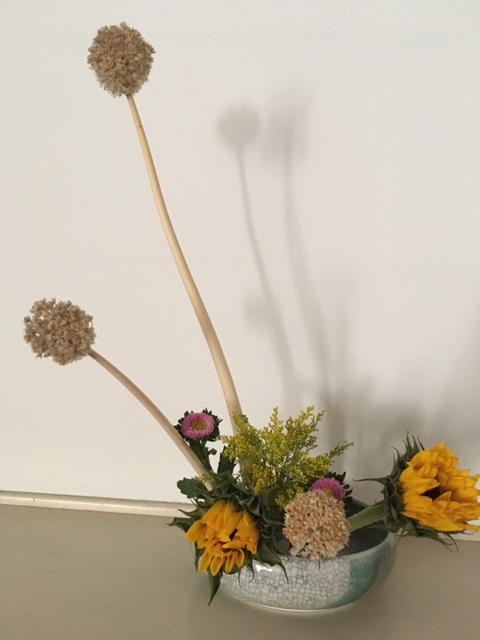 長ネギを花材にして生け花 アバウトな情報科学博士のアメリカ 長ネギを花材にして生け花 アバウトな情報科学博士のアメリカ
