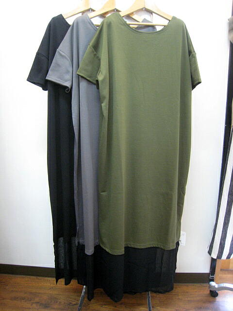 ＯＳＭＯＳＩＳ（オズモーシス）２ＷＡＹシフォンヘムワンピース　ＢＬＡＣＫ_a0089359_12175856.jpg