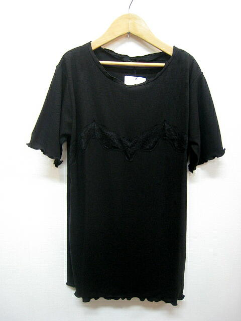 ＯＳＭＯＳＩＳ（オズモーシス）　レースＴシャツ　ＢＬＡＣＫ_a0089359_13501251.jpg