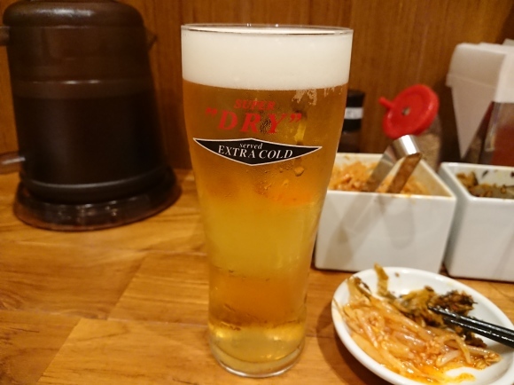 8/25 一風堂セレオ八王子店 ビアラーメン¥1,296_b0042308_00083273.jpg