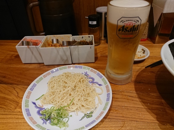 8/25 一風堂セレオ八王子店 ビアラーメン¥1,296_b0042308_00232515.jpg