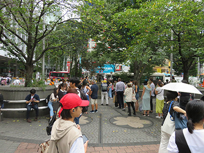 8月26日㈪の109前交差点_b0056983_11361175.jpg