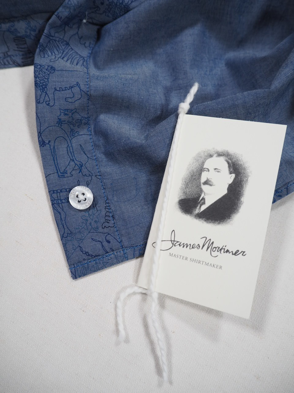男気上がる BAND collar shirts_e0357389_15434804.jpg