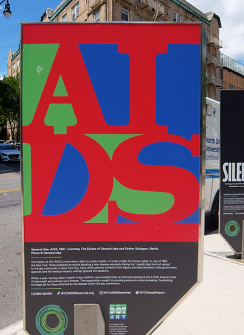 NYCエイズ・メモリアル公園横の、AIDS啓蒙アートやポスター_b0007805_07495030.jpg