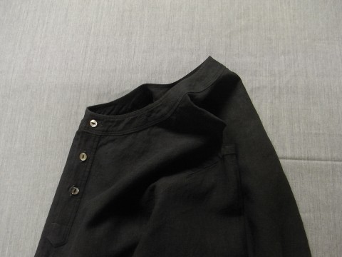 商品入荷のお知らせ / antiqued german linen shirt_e0130546_17042102.jpg