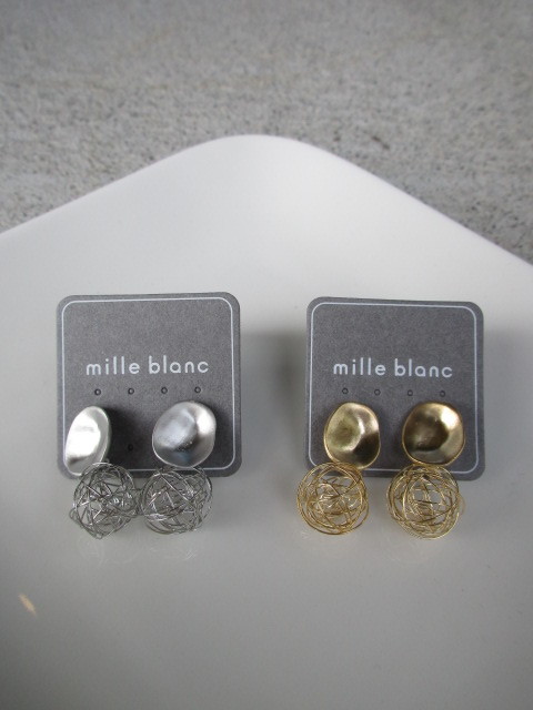 ミル ブラン / mille blanc    TM76P2AN-859    Petit metal Pierce_e0076692_19100575.jpg