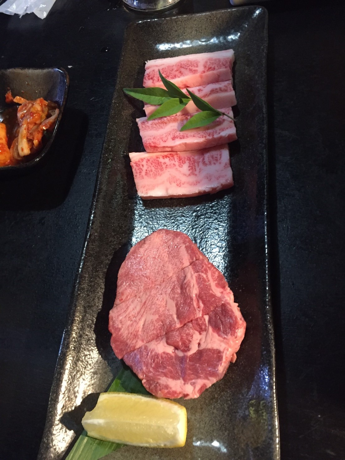 焼肉 鳥取牧場村 厚切りタン・山葵塩_e0115904_07573106.jpg