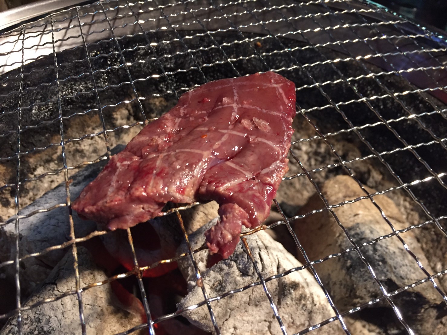 焼肉 鳥取牧場村 厚切りタン・山葵塩_e0115904_08053840.jpg