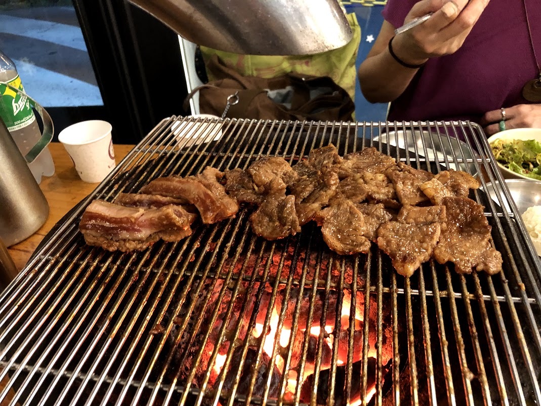 2019年　　　夏　　　韓国・食の旅　　　vol.22　PM23:00頃　池のほとりの名焼肉店！！_b0199822_22295066.jpg