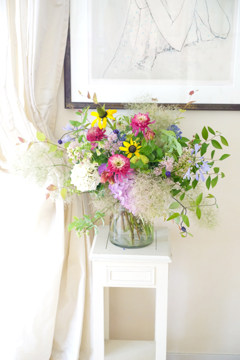 6月のレッスン 初夏の草花を使った投げ入れ La Fleur 6月のレッスン 初夏の草花を使った投げ入れ La Fleur