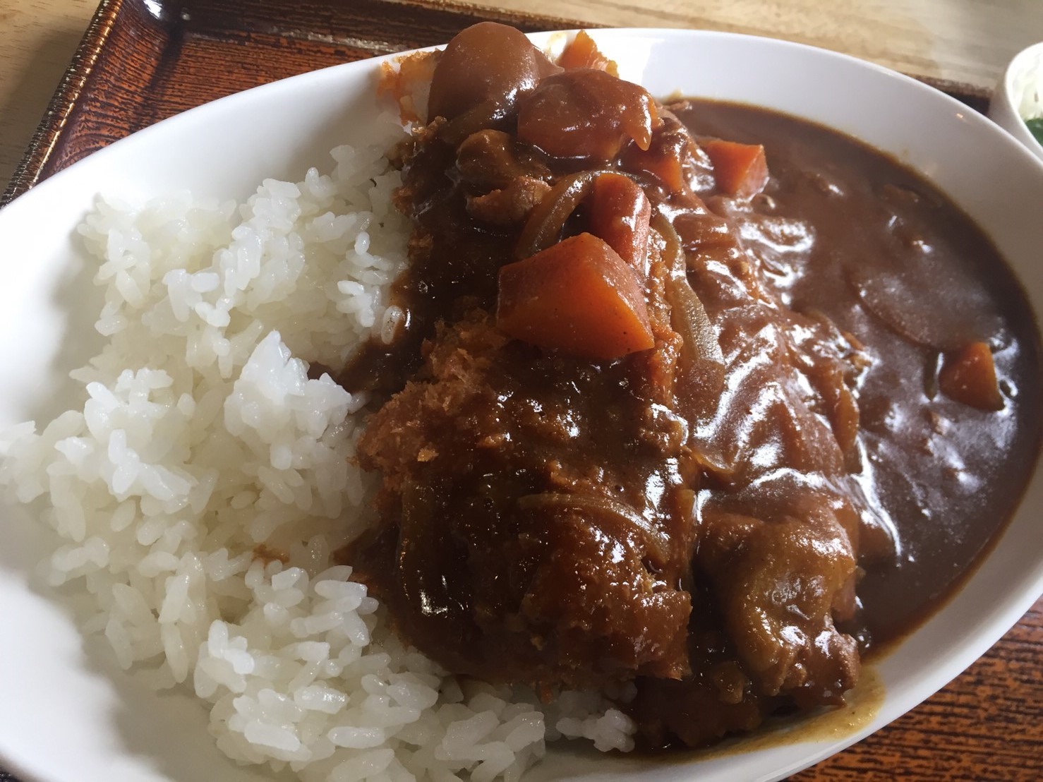 りんごの樹  チキンカツカレー_e0115904_12163884.jpg