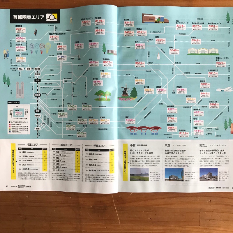 ［WORKS］SUUMO新築マンション首都圏版 首都圏212駅価格マップ_c0141005_09202707.jpg