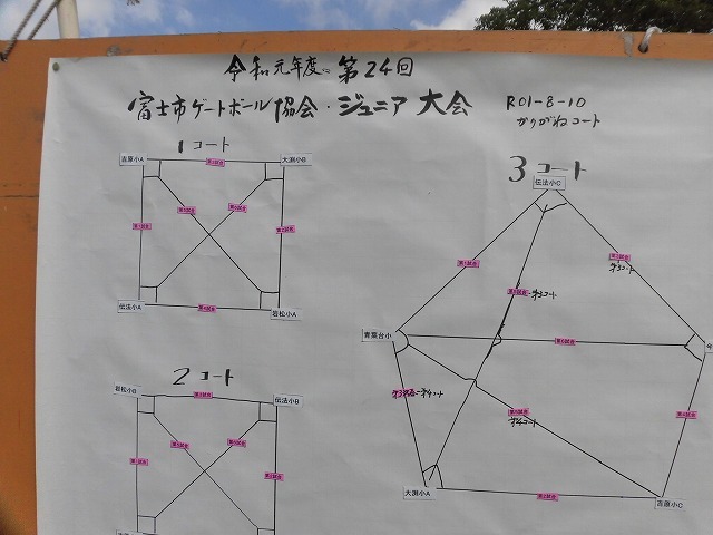 暑さが堪える中、第24回富士市ゲートボールジュニア大会in雁(かりがね)公園_f0141310_07463429.jpg