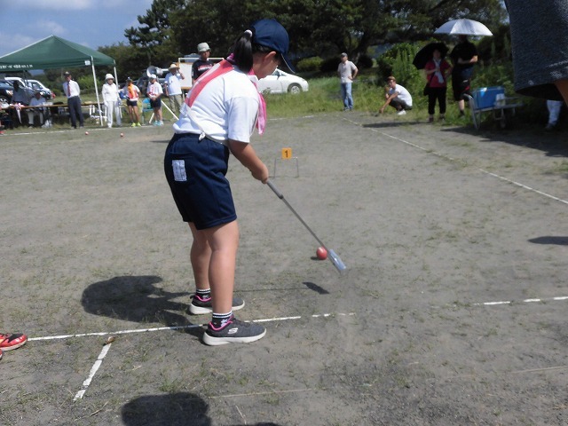 暑さが堪える中、第24回富士市ゲートボールジュニア大会in雁(かりがね)公園_f0141310_07474474.jpg