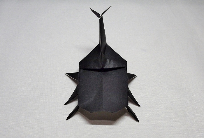 創作折り紙 カブトムシ 星檜葉 Hosihiba ホシヒバ Hoss