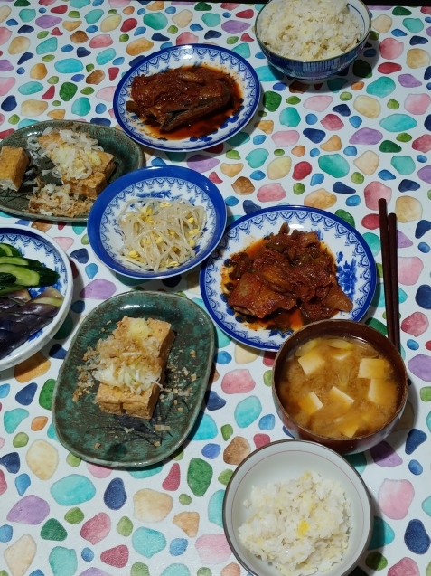 朝は茄子、夜は鯖_c0162773_10364249.jpg