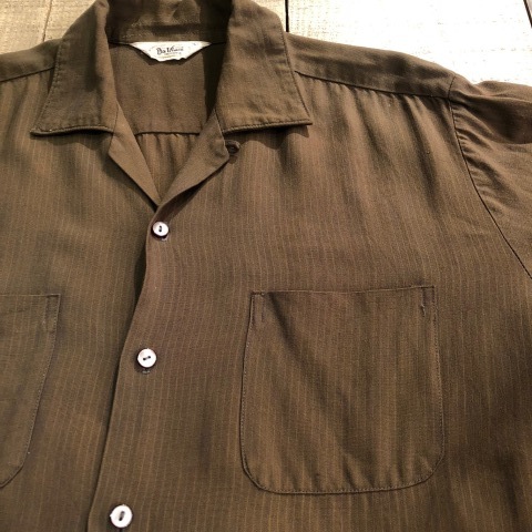 1960s \" Da Vinci - CALIFORNIA - \" 100% RAYON - Shadow STRIPE - BOX-TAIL SHIRTS ._d0172088_20351373.jpg