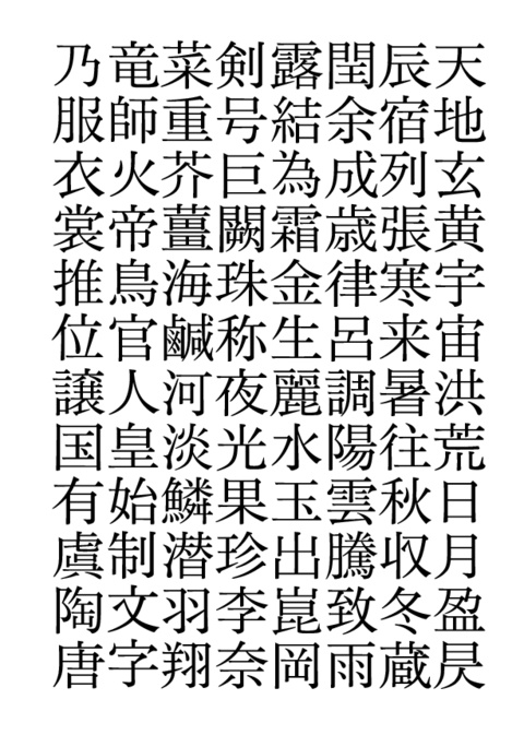 美華と上巳:似て非なるふたつの書体(一)_a0386342_20154605.jpg