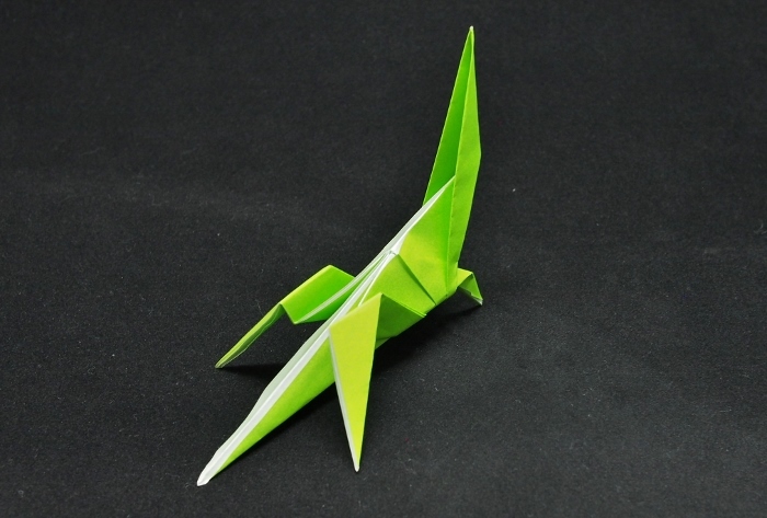 創作折り紙 バッタ 星檜葉 Hosihiba