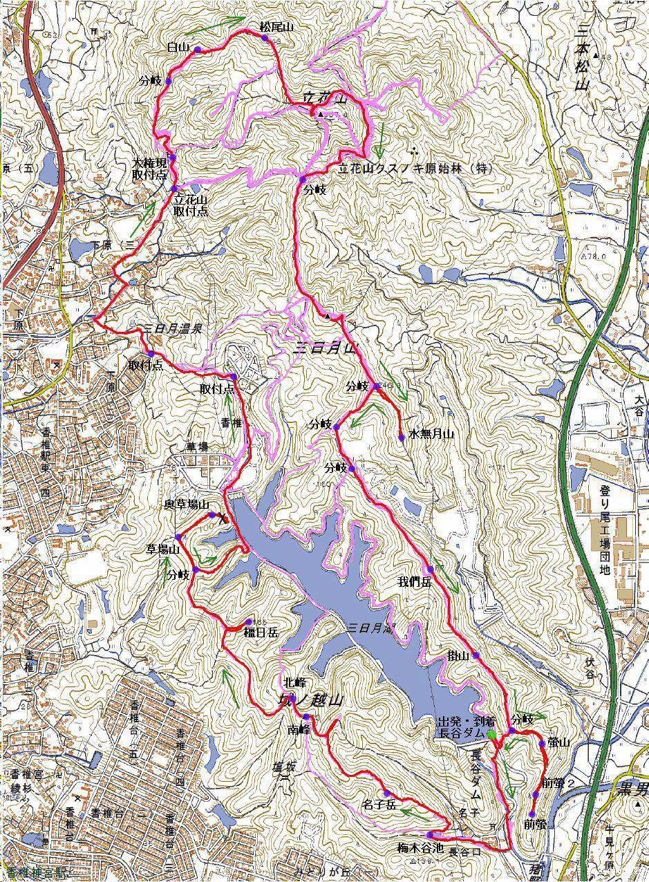 城ノ越山・立花山・三日月山を周回_f0212511_10220646.jpg