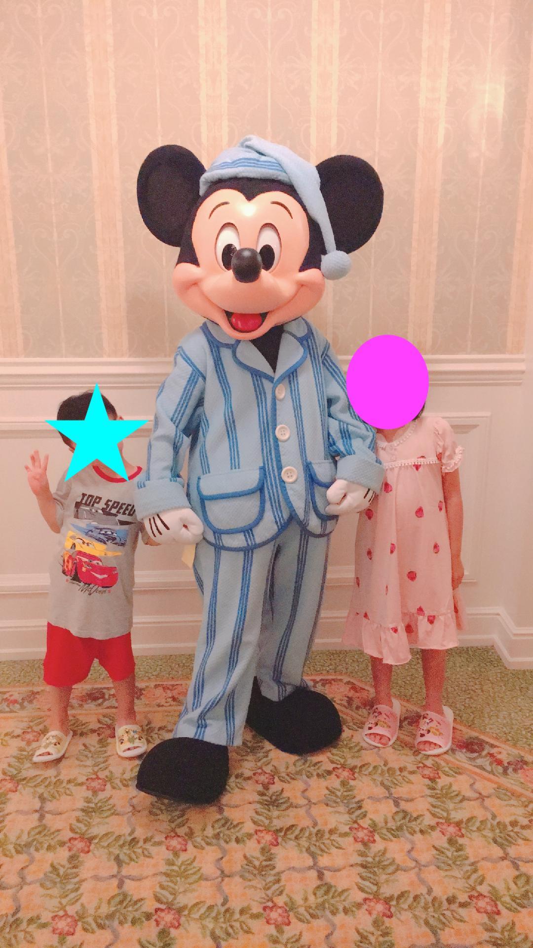 香港の旅 香港ディズニーランドホテル パジャマグリーティング のんびりと しあわせに 香港の旅 香港ディズニーランドホテル パジャマグリーティング のんびりと しあわせに