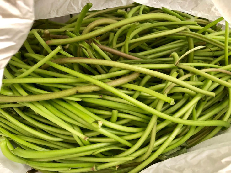 サツマイモの茎のキムチ 日だまりカフェ