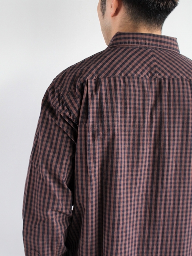 blurhms　Polish Chambray Shirt / GMCH-Brown_b0139281_15344492.jpg