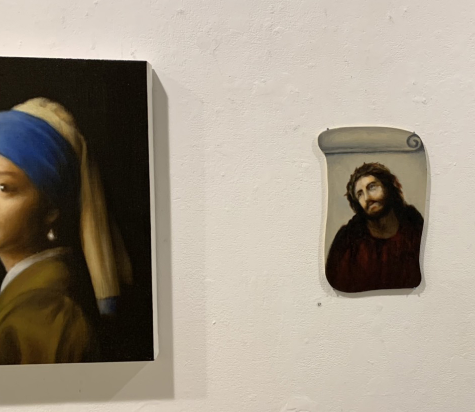 画家でありアートジャーナリスト、80年代から大活躍の村田真先生の個展!_d0358704_21295450.jpg