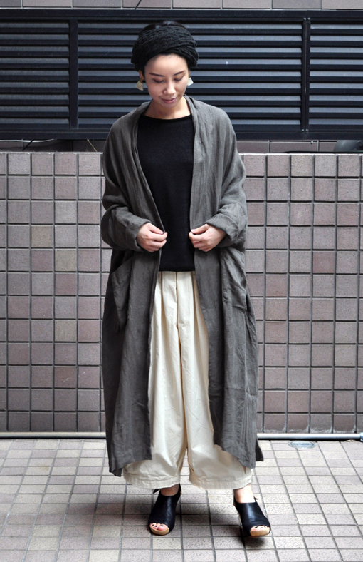 リネンビエラローブ&ギャザーワンピース / ICHI Antiquite\'s_d0193211_14382217.jpg