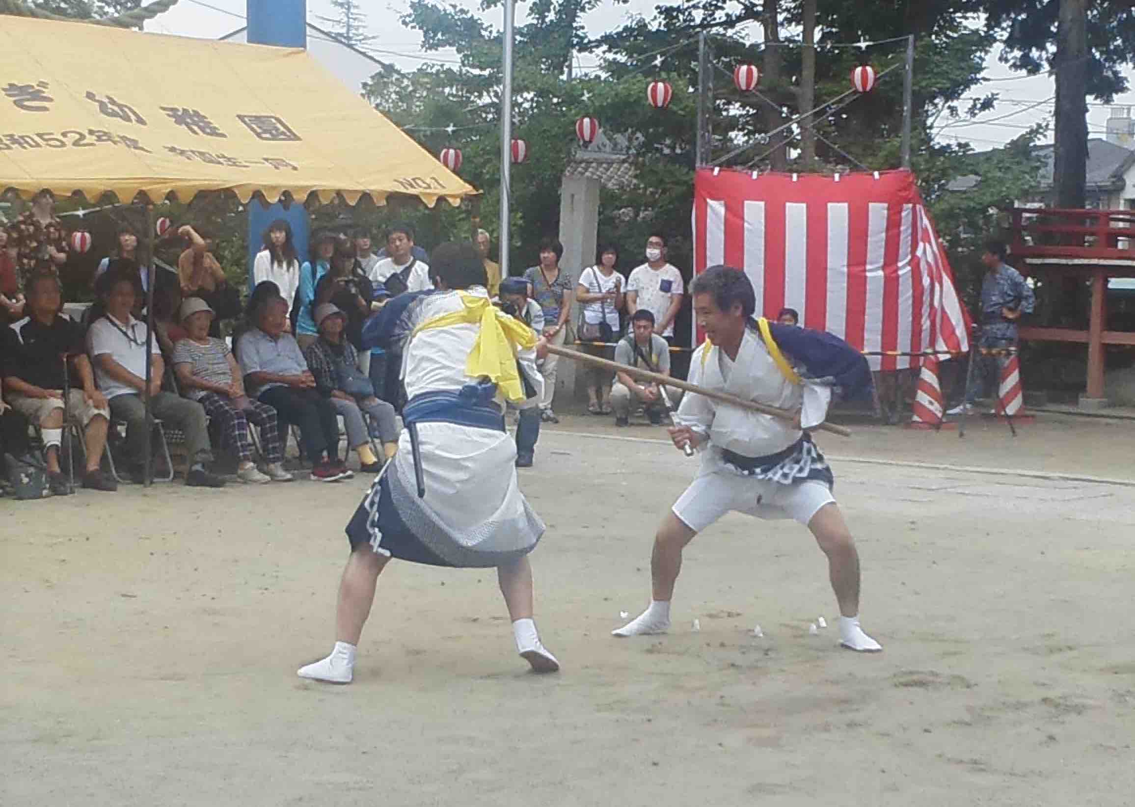 泉地区市民体育祭、小名浜諏訪神社夏祭の棒ささら_e0068696_74702.jpg