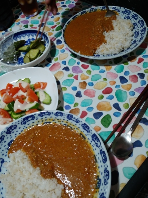 タッチ作のカレー🍛_c0162773_12172480.jpg