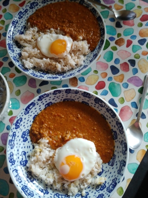 タッチ作のカレー🍛_c0162773_12200453.jpg