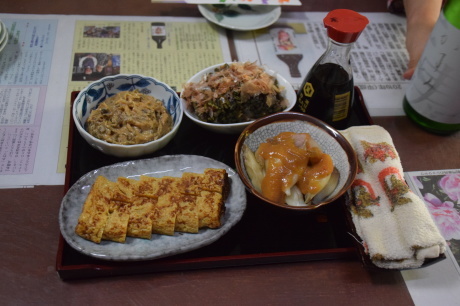 2019年9月1日鳥海山麓の定宿「ホテルまさか」に泊まり、院内の「佐藤酒店」で地元の酒と、御夫婦手造りのつまみを楽しむ_c0242406_12290080.jpg