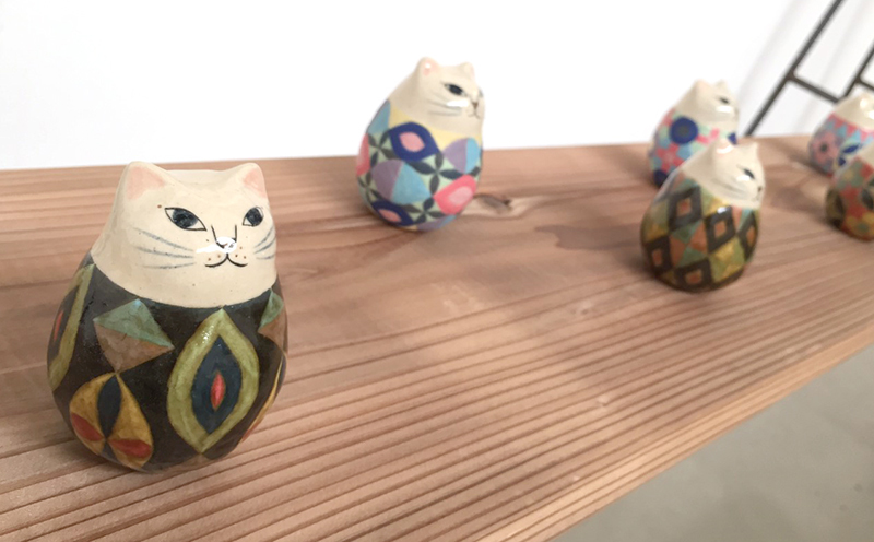【ヤマイチアツコ陶猫展〜猫鏡】〜私と猫と鈴の音と_a0017350_05253646.jpg