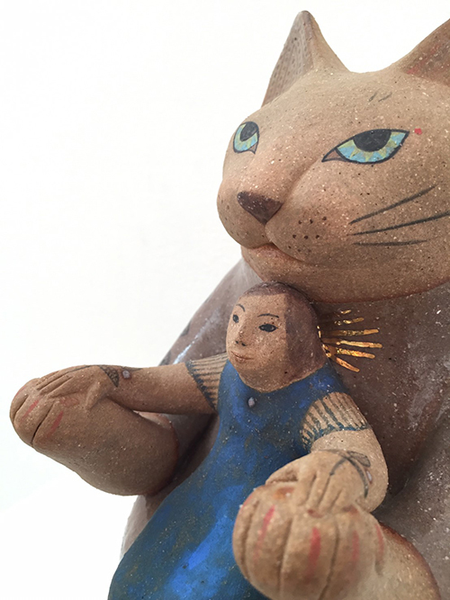 【ヤマイチアツコ陶猫展〜猫鏡】〜私と猫と鈴の音と_a0017350_05253657.jpg