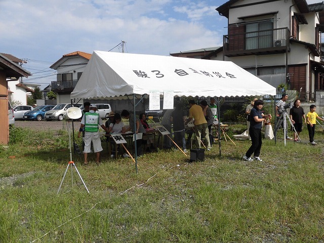 今年も猛暑の中、駿河台三丁目の防災訓練実施 「黄色いバンダナ作戦」からスタート!_f0141310_07445345.jpg