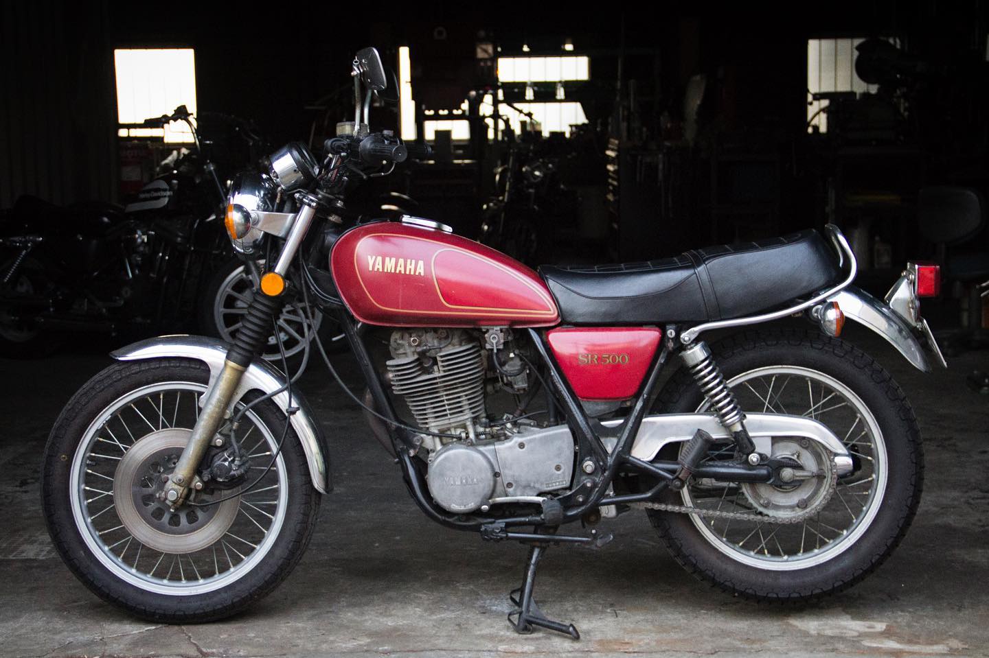 FOR SALE!! 1978 YAMAHA SR500 最初期型 フルオリジナル_e0182444_2045289.jpg