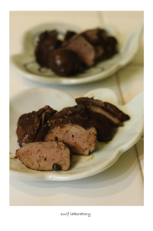 今宵の速攻おつまみ『レバーのソース煮』_c0156468_19191674.jpg