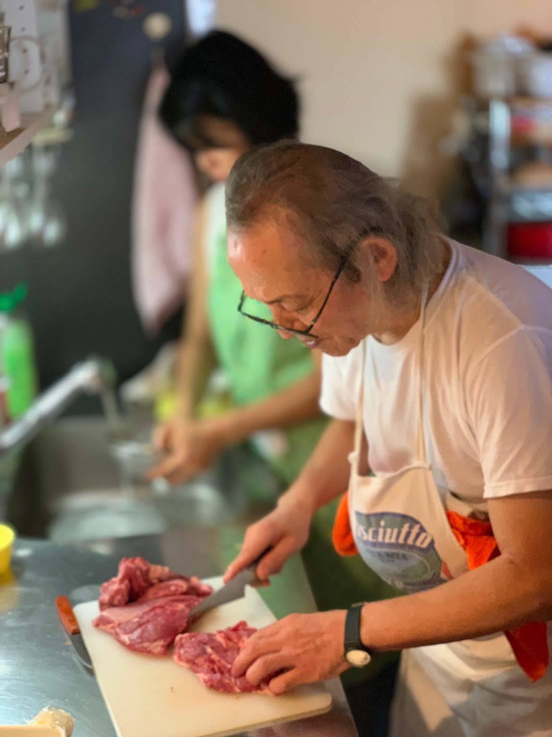 なめらか&ひんやりスープにうっとり!おいしいラム肉料理も教わりました【神楽坂サン・ファソン、本多シェフをお迎えして】_b0345136_14481703.jpg