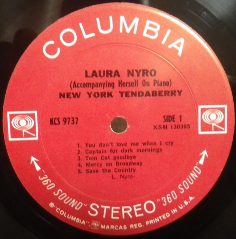 Laura Nyro その4 New York Tendaberry : アナログレコード巡礼の旅