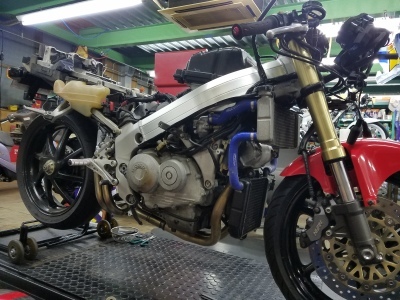 RVF400 (NC35) 車検整備、他 ① ‼_e0114857_10335554.jpg