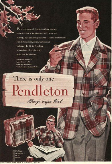 1950s Vintage Pendleton Wool Topstar Jacket / US ペン