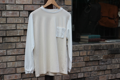 「Jackman」 ベーシックの中にも拘りの詰まった \"Pocket L/S T-Shirt\" ご紹介_f0191324_08063901.jpg