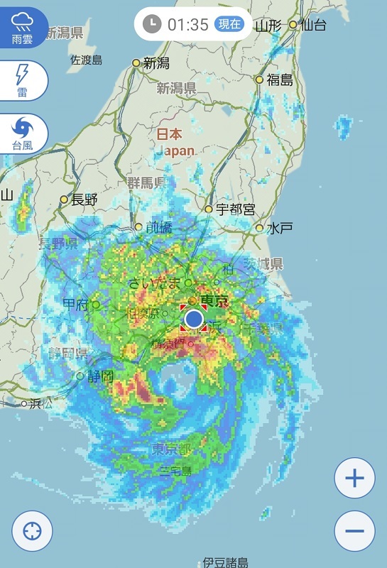 台風一過　その１_e0341430_16393925.jpg