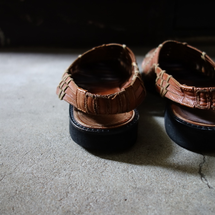経年変化 / sandal-shoes DALI / brown_e0130546_16352506.jpg