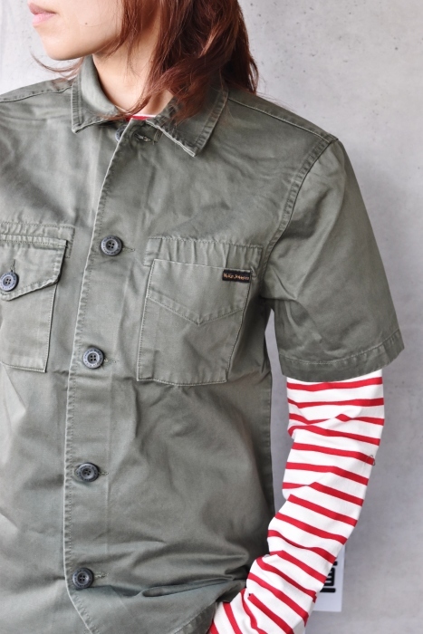 半袖型 SHIRTS JACKET NUDIE JEANS_d0152280_12173948.jpg