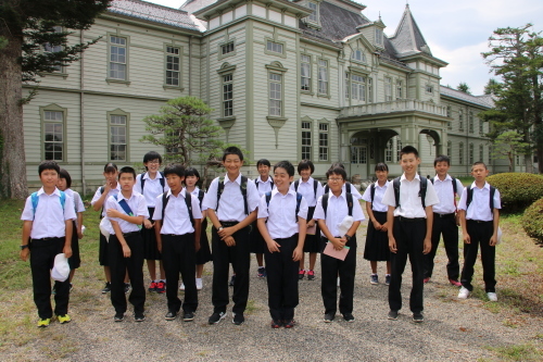 白鷹町立白鷹中学校様が重文本館をご見学_c0075701_16334672.jpg